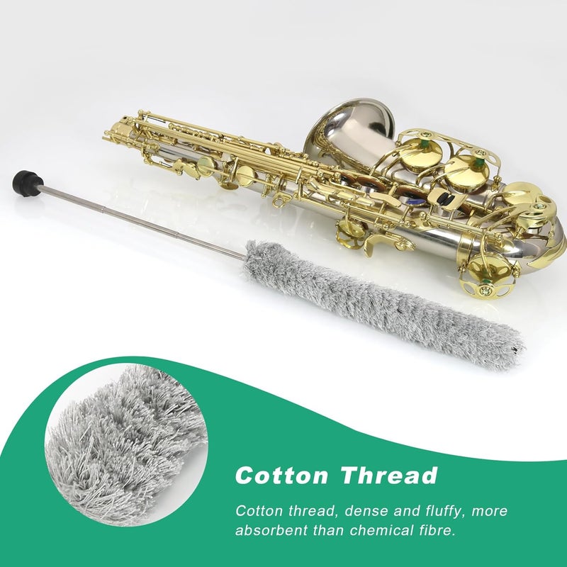Danchet Alto Saxophone Swab,Alto Saxophone Cleaning Kit,Alto Saxophone Accessories,Saxophone Cleaner. - Image 4